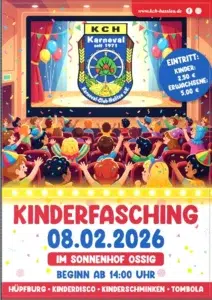 KINDERFASCHING 2026 im Sonnenhof Ossig