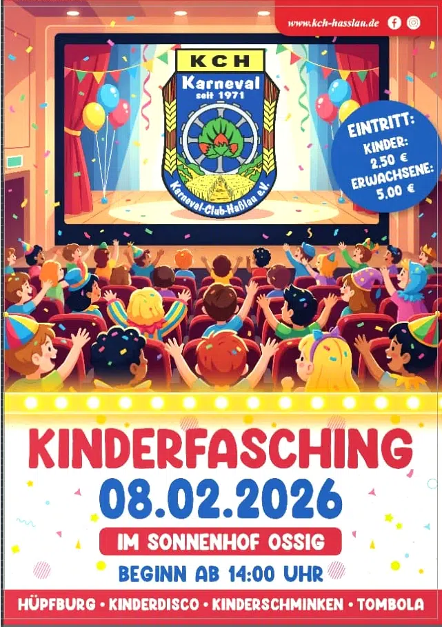 KINDERFASCHING 2026 im Sonnenhof Ossig – Buntes Programm für alle Kids!