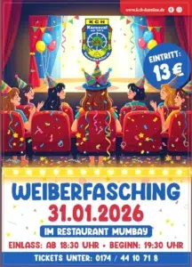 Weiberfasching 2026 im Restaurant Mumbai